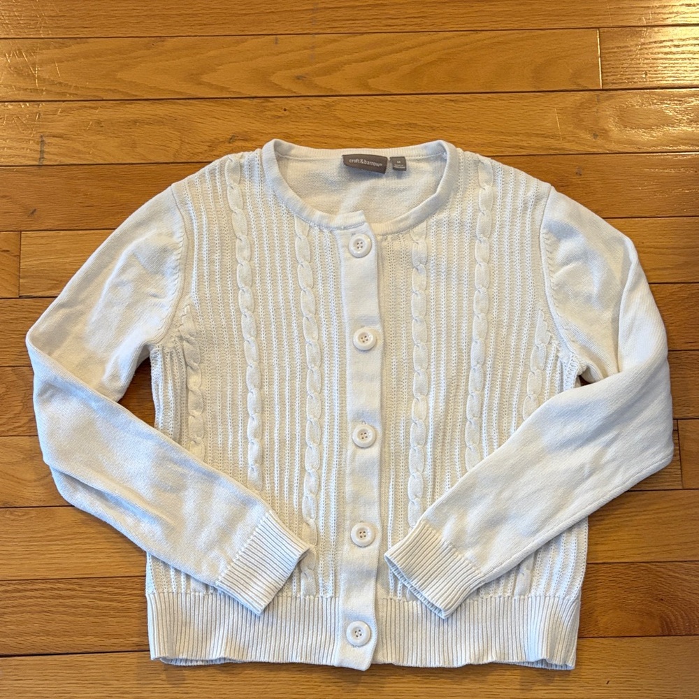 Croft & Barrow Women's White Cardigan Sweater